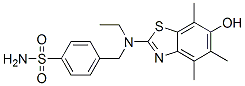 Benzenesulfonamide,  4-[[ethyl(6-hydroxy-4,5,7-trimethyl-2-benzothiazolyl)amino]methyl]- CAS#: 788785-94-4