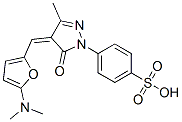 Benzenesulfonic  acid,  4-[4-[[5-(dimethylamino)-2-furanyl]methylene]-4,5-dihydro-3-methyl-5-oxo-1H-pyrazol-1-yl]- CAS#: 791037-31-5