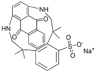 Benzenesulfonic acid, (9,10-dihydro-9,10-dioxo-1,4-anthracenediyl)diiminobis(1,1-dimethylethyl)-, sodium salt CAS#: 72749-91-8