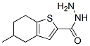 Benzo[b]thiophene-2-carboxylic acid, 4,5,6,7-tetrahydro-5-methyl-, hydrazide (9CI) CAS#: 777880-70-3