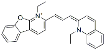 Benzofuro[2,3-b]pyridinium,  1-ethyl-2-[3-(1-ethyl-2(1H)-quinolinylidene)-1-propenyl]-  (9CI) CAS#: 791002-11-4
