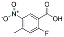 Benzoic acid, 2-fluoro-4-methyl-5-nitro- (9CI) CAS#: 753924-40-2
