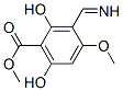 Benzoic acid, 2,6-dihydroxy-3-(iminomethyl)-4-methoxy-, methyl ester (9CI) CAS#: 762198-82-3