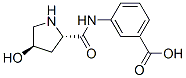 Benzoic acid, 3-[[[(2S,4R)-4-hydroxy-2-pyrrolidinyl]carbonyl]amino]- (9CI) CAS#: 770703-11-2