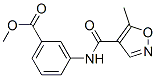 Benzoic acid, 3-[[(5-methyl-4-isoxazolyl)carbonyl]amino]-, methyl ester (9CI) CAS#: 724430-95-9