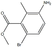 Benzoic acid, 3-aMino-6-broMo-2-Methyl-, Methyl ester CAS#: 750586-06-2