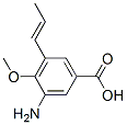 Benzoic acid, 3-amino-4-methoxy-5-(1-propenyl)- (9CI) CAS#: 706792-74-7