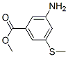 Benzoic acid, 3-amino-5-(methylthio)-, methyl ester (9CI) CAS#: 730937-38-9