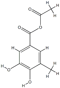 Benzoic acid, 3,4-dihydroxy-5-methyl-, anhydride with acetic acid (9CI) CAS#: 712300-08-8