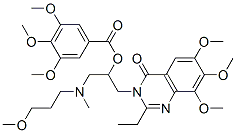 Benzoic  acid,  3,4,5-trimethoxy-,  2-(2-ethyl-6,7,8-trimethoxy-4-oxo-3(4H)-quinazolinyl)-1-[[(3-methoxypropyl)methylamino]methyl]ethyl  ester  (9CI) CAS#: 784077-42-5