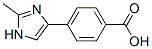 Benzoic acid, 4-(2-methyl-1H-imidazol-4-yl)- (9CI) CAS#: 763913-26-4