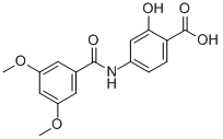 Benzoic acid, 4-[(3,5-dimethoxybenzoyl)amino]-2-hydroxy- CAS#: 710311-03-8