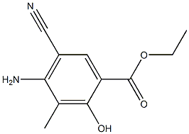 Benzoic acid, 4-aMino-5-cyano-2-hydroxy-3-Methyl-, ethyl ester CAS#: 72817-85-7
