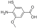 Benzoic acid, 4-amino-3-mercapto-5-methoxy- (9CI) CAS#: 739366-12-2