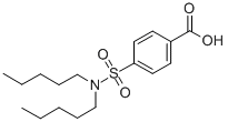 Benzoic acid, 4-((dipentylamino)sulfonyl)- CAS#: 79787-04-5