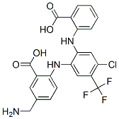 Benzoic  acid,  5-(aminomethyl)-2-[[2-[(2-carboxyphenyl)amino]-4-chloro-5-(trifluoromethyl)phenyl]amino]- CAS#: 788820-84-8