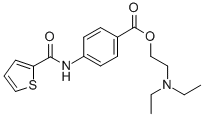 Benzoic acid,4-[(2-thienylcarbonyl)amino]-,2-(diethylamino)ethyl ester CAS#: 712305-93-6