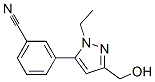 Benzonitrile, 3-[1-ethyl-3-(hydroxymethyl)-1H-pyrazol-5-yl]- (9CI) CAS#: 777952-88-2