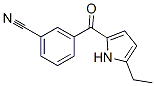 Benzonitrile, 3-[(5-ethyl-1H-pyrrol-2-yl)carbonyl]- (9CI) CAS#: 728010-37-5