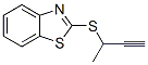 Benzothiazole, 2-[(1-methyl-2-propynyl)thio]- (9CI) CAS#: 75866-99-8