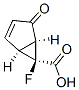 Bicyclo[3.1.0]hex-2-ene-6-carboxylic acid, 6-fluoro-4-oxo-, (1S,5S,6S)- (9CI) CAS#: 781663-21-6