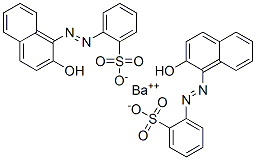 Bis[2-[(2-hydroxy-1-naphthalenyl)azo]benzenesulfonic acid]barium salt CAS#: 72765-61-8