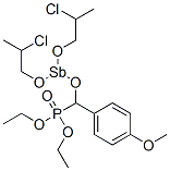 [[[Bis(2-chloropropoxy)stibino]oxy](4-methoxyphenyl)methyl]phosphonic acid diethyl ester CAS#: 74038-45-2