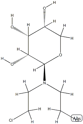 (Bis(chloro-2 ethyl)amino)-1-desoxy-1 beta-D-ribopyrannose [French] CAS#: 74427-65-9