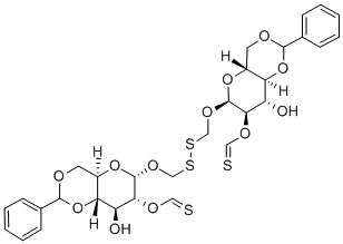 Bis(methyl 4,6-O-benzylidene-2-o-thiocarbonyl-alpha-D glucopyranoside) disulfide CAS#: 73972-60-8