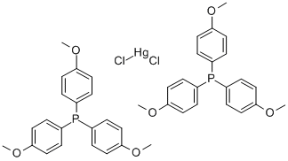 Bis(tris(p-methoxyphenyl)phosphine)mercuric chloride complex CAS#: 74039-80-8