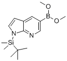 Boronic acid, [1-[(1,1-dimethylethyl)dimethylsilyl]-1H-pyrrolo[2,3-b]pyridin-5-yl]-, dimethyl ester (9CI) CAS#: 754214-61-4
