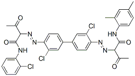 Butanamide, 2-[[3,3'-dichloro-4'-[[1- [[(2-chlorophenyl)amino]carbonyl]-2-oxopropyl]azo ][1,1'-biphenyl]-4-yl]azo]-N-(2,4-dimethylphenyl)- 3-oxo- CAS#: 78952-70-2