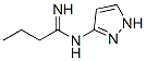 Butanimidamide, N-1H-pyrazol-3-yl- CAS#: 790631-35-5