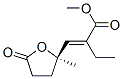 Butanoic acid, 2-[[(2R)-tetrahydro-2-methyl-5-oxo-2-furanyl]methylene]-, methyl ester, (2E)- (9CI) CAS#: 796866-50-7