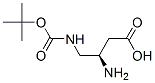 Butanoic acid, 3-amino-4-[[(1,1-dimethylethoxy)carbonyl]amino]-, (3R)- (9CI) CAS#: 763102-78-9