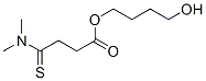 Butanoic acid, 4-(dimethylamino)-4-thioxo-, 4-hydroxybutyl ester CAS#: 73199-73-2