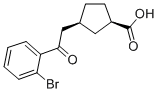 CIS-3-[2-(2-BROMOPHENYL)-2-OXOETHYL]CYCLOPENTANE-1-CARBOXYLIC ACID CAS#: 733740-39-1