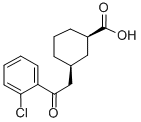CIS-3-[2-(2-CHLOROPHENYL)-2-OXOETHYL]CYCLOHEXANE-1-CARBOXYLIC ACID CAS#: 735275-21-5
