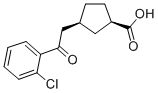 CIS-3-[2-(2-CHLOROPHENYL)-2-OXOETHYL]CYCLOPENTANE-1-CARBOXYLIC ACID CAS#: 733740-40-4
