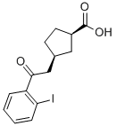 CIS-3-[2-(2-IODOPHENYL)-2-OXOETHYL]CYCLOPENTANE-1-CARBOXYLIC ACID CAS#: 733740-42-6