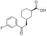 CIS-3-[2-(3-FLUOROPHENYL)-2-OXOETHYL]CYCLOHEXANE-1-CARBOXYLIC ACID CAS#: 735275-18-0