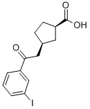 CIS-3-[2-(3-IODOPHENYL)-2-OXOETHYL]CYCLOPENTANE-1-CARBOXYLIC ACID CAS#: 733740-43-7