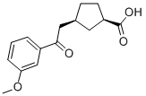 CIS-3-[2-(3-METHOXYPHENYL)-2-OXOETHYL]CYCLOPENTANE-1-CARBOXYLIC ACID CAS#: 733740-28-8