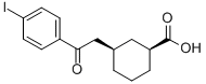 CIS-3-[2-(4-IODOPHENYL)-2-OXOETHYL]CYCLOHEXANE-1-CARBOXYLIC ACID CAS#: 735275-39-5
