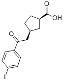 CIS-3-[2-(4-IODOPHENYL)-2-OXOETHYL]CYCLOPENTANE-1-CARBOXYLIC ACID CAS#: 733740-44-8
