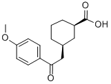 CIS-3-[2-(4-METHOXYPHENYL)-2-OXOETHYL]CYCLOHEXANE-1-CARBOXYLIC ACID CAS#: 735275-10-2