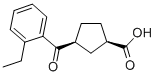 CIS-3-(2-ETHYLBENZOYL)CYCLOPENTANE-1-CARBOXYLIC ACID CAS#: 732252-49-2