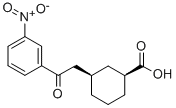 CIS-3-[2-OXO-2-(3-NITROPHENYL)ETHYL]CYCLOHEXANE-1-CARBOXYLIC ACID CAS#: 735275-44-2