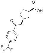 CIS-3-[2-OXO-2-(4-TRIFLUOROMETHYLPHENYL)ETHYL]CYCLOPENTANE-1-CARBOXYLIC ACID CAS#: 733740-47-1