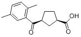 CIS-3-(2,5-DIMETHYLBENZOYL)CYCLOPENTANE-1-CARBOXYLIC ACID CAS#: 732253-05-3